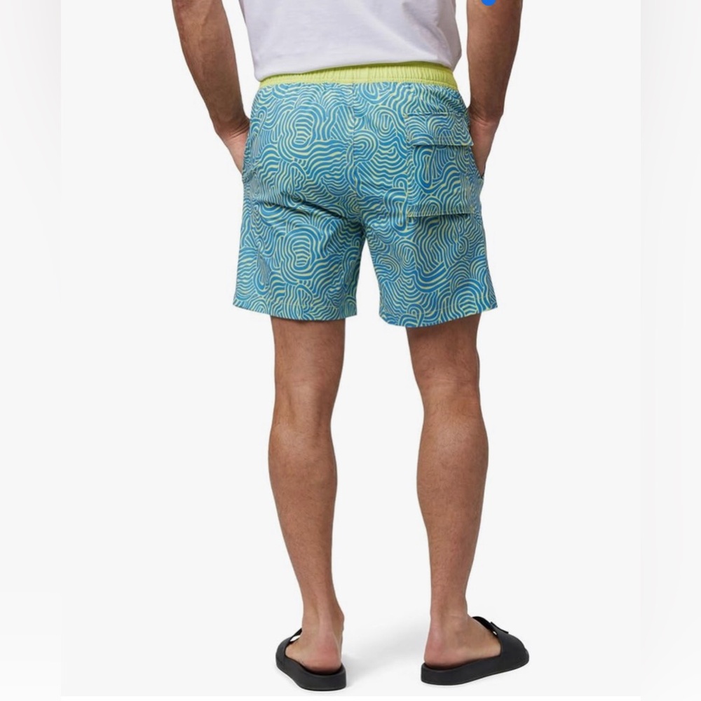 New Psycho Bunny Men's Verona AOP Swim Trunks M - Picture 3 of 8